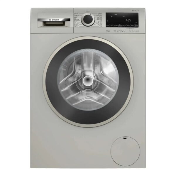 The Bosch Serie 4 Freestanding 9 Kg Front Load Washing Machine, WGA1440XGC features a generous washing capacity that allows you to clean a good amount of clothes in one go