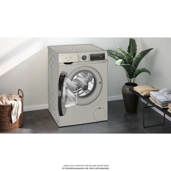 Siemens iQ300 Freestanding 9 Kg Front Load Washing Machine, WG44A10XGC (Silver Inox, 1400 RPM)